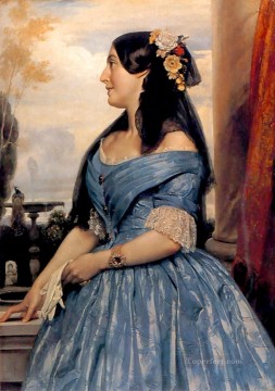 Retrato de una dama Academicismo Frederic Leighton Pinturas al óleo